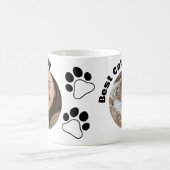Custom Cat Lover Mug with 2 Photos & Names  Koffiemok (Center)