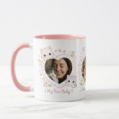 Custom Cat Lover Mug with 3 Photos | Personalized  Mok (Links)