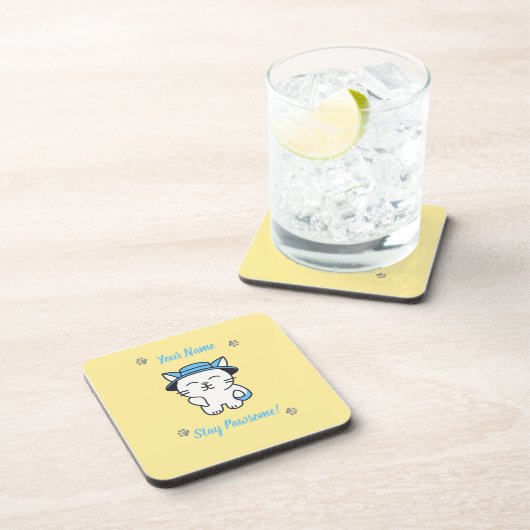 Custom Cat Lover Onderzetter - Schattige & geperso (Rechterzijde)