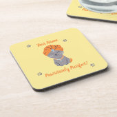 Custom Cat Lover Onderzetter - Schattige & geperso (Linkerzijde)