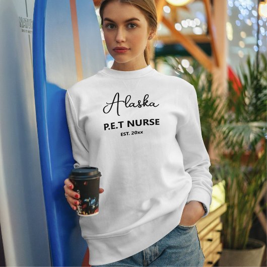 Custom Cat Lover Script City Name Professional Pet Trui
