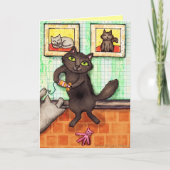 Custom Cat Lover's Vriendschap / Bedankt Card (Voorkant)