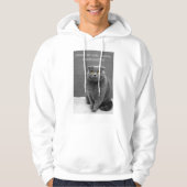 Custom Cat Meme Funny Cat Neutered Hoodie (Voorkant)
