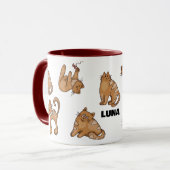 Custom Cat Mok – gepersonaliseerd cadeau voor dier (Voorkant links)