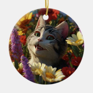 "Custom Cat Ornamenten voor de perfecte vakantie"