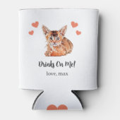 Custom Cat Pet Wedding Koelbox Blikjeskoeler (Voorkant)