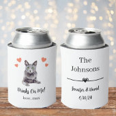 Custom Cat Pet Wedding Koelbox Blikjeskoeler