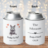 Custom Cat Pet Wedding Koelbox Blikjeskoeler