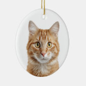Custom Cat Photo Christmas Ornament (Rechts)