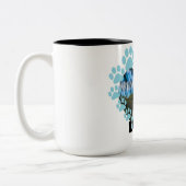 Custom Cat Photo Coffee Mok met naam (Links)