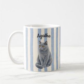 Custom Cat Photo Mug, Personalized Cat Name Coffee Koffiemok