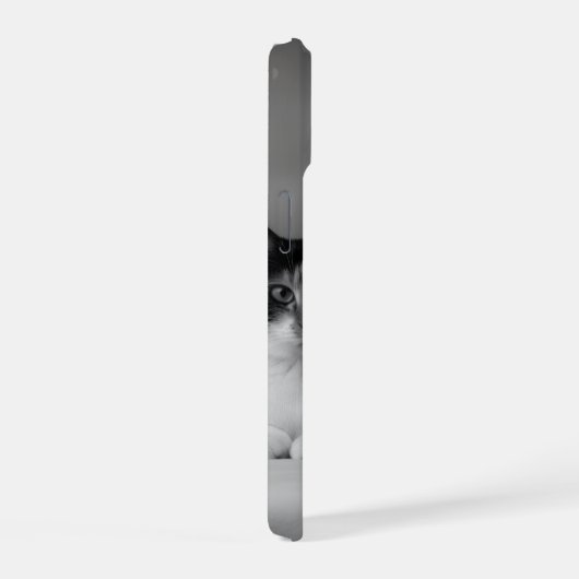 Custom Cat Portrait iPhone 15 Slim Fit Case (Rechterkant)