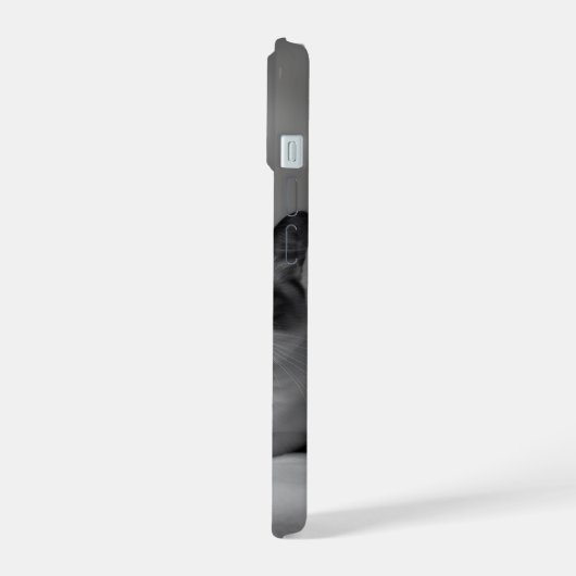 Custom Cat Portrait iPhone 15 Slim Fit Case iPhone 15 Case (Linkerkant)