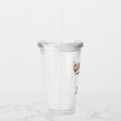 Custom CAT Scan Technologist CT Tech Gifts Acryl Drinkbeker (Rechts)