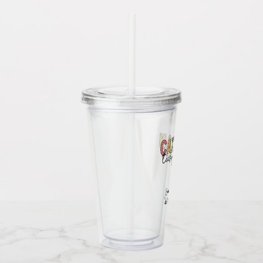 Custom CAT Scan Technologist CT Tech Gifts Acryl Drinkbeker (Rechts)