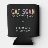 Custom CAT Scan Technologist CT Tech Gifts Blikjeskoeler (Achterkant)