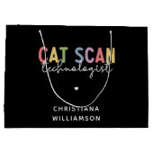 Custom CAT Scan Technologist CT Tech Gifts Groot Cadeauzakje (Achterkant)