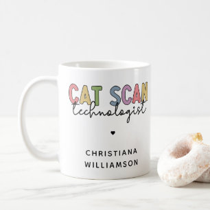 Custom CAT Scan Technologist CT Tech Gifts Koffiemok