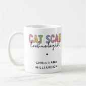 Custom CAT Scan Technologist CT Tech Gifts Koffiemok (Links)
