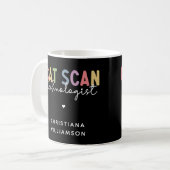 Custom CAT Scan Technologist CT Tech Gifts Koffiemok (Voorkant links)