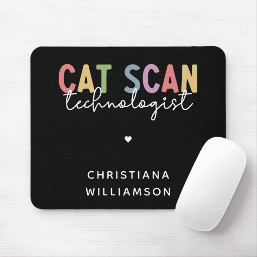 Custom CAT Scan Technologist CT Tech Gifts Muismat (Met muis)