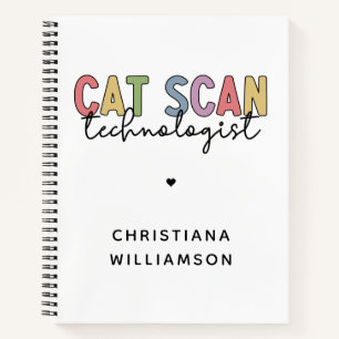 Custom CAT Scan Technologist CT Tech Gifts Notitieboek