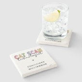 Custom CAT Scan Technologist CT Tech Gifts Stenen Onderzetter (Zijkant)