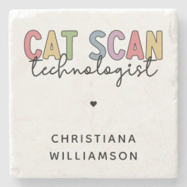 Custom CAT Scan Technologist CT Tech Gifts Stenen Onderzetter