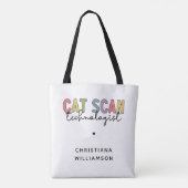 Custom CAT Scan Technologist CT Tech Gifts Tote Bag (Achterkant)
