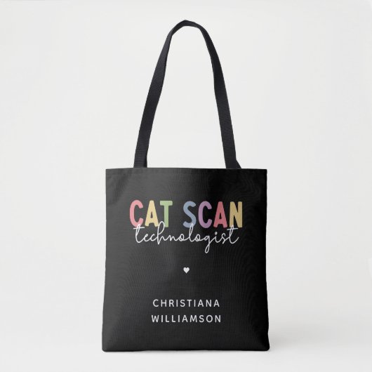 Custom CAT Scan Technologist CT Tech Gifts Tote Bag (Voorkant)