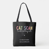 Custom CAT Scan Technologist CT Tech Gifts Tote Bag (Achterkant)
