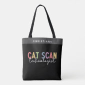 Custom CAT Scan Technologist CT Tech Gifts Tote Bag (Achterkant)