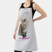 Custom Cat Schort - Gepersonaliseerde foto & naam (Insitu)