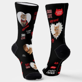 Custom Cat Socks Photo for Pet Lovers Sokken