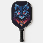 Custom Cat-thema Pickleball Paddle (Voorkant)