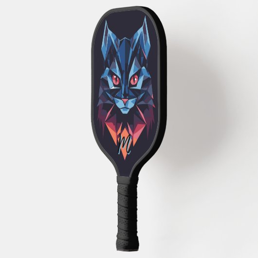 Custom Cat-thema Pickleball Paddle (Links)