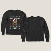 Custom Cat Ugly Christmas Sweatshirt with Photo (Voorkant /achterkant)