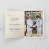 Custom Cathy - Patriottische vlag Bedankkaart (Binnen)