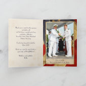 Custom Cathy - Patriottische  vlag Bedankkaart (Binnen)