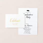 Custom Celebrate Graduation Party Uitnodiging (Display)