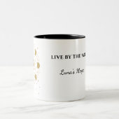 Custom Celestial Moon Phase Mug Tweekleurige Koffiemok (Center)