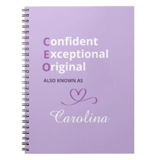 Custom CEO Notebook - Novelty Gifts for Boss Lady  Notitieboek