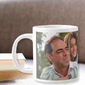 Custom Ceramic Mug for Dad – Black and White Grote Koffiekop