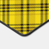 CUSTOM CHECK PLAID ELEGANT GEEL ZWART BUREAUMAT (Hoek)