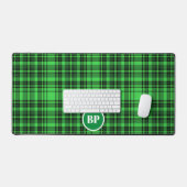 CUSTOM CHECK PLAID ELEGANT GROEN ZWART BUREAUMAT (Keyboard & Muis)