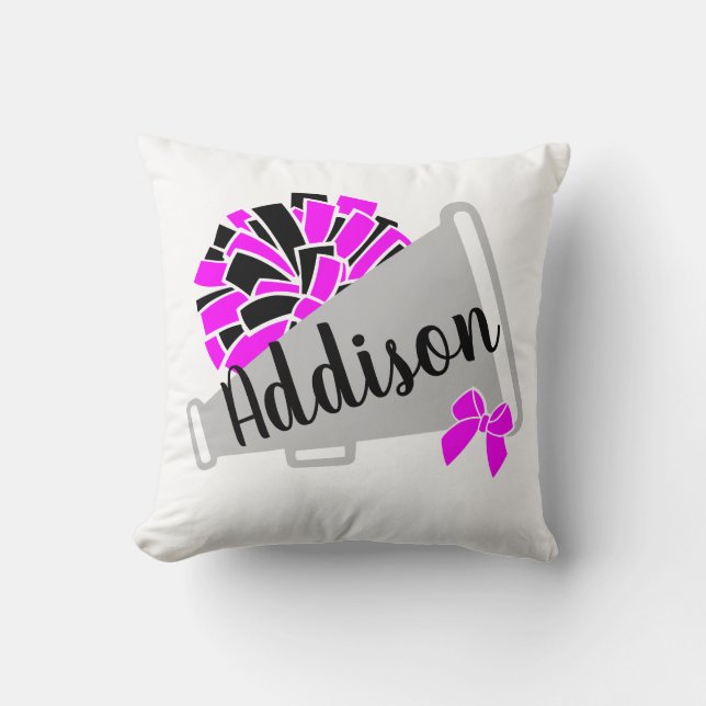 Custom Cheer Pillow Cute Cheerleader Pillow Kussen (Voorkant)