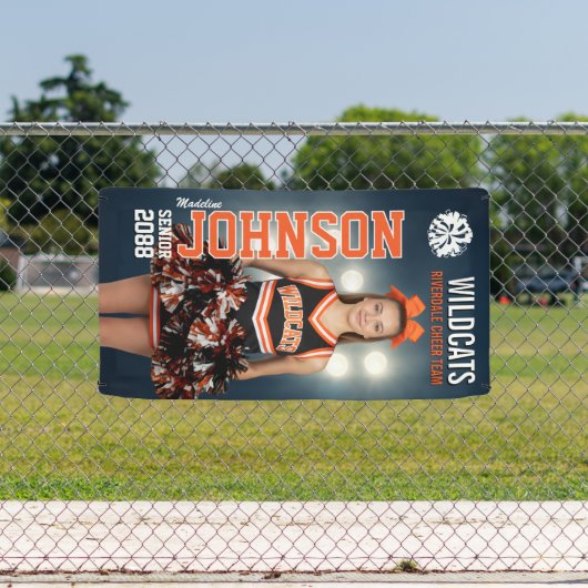 Custom Cheerleading Senior Cheer Team Photo Spandoek (Insitu)