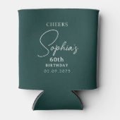 Custom Cheers Milestone Verjaardag Koelbox Blikjeskoeler (Voorkant)