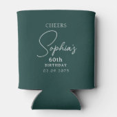 Custom Cheers Milestone Verjaardag Koelbox Blikjeskoeler (Achterkant)