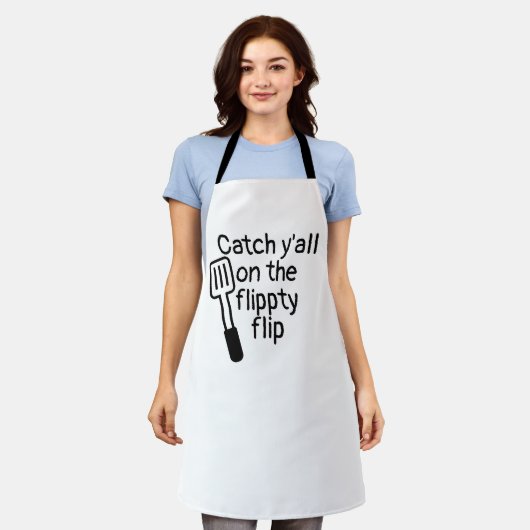 Custom Chef Apron - Personalized Name Cooking Schort (Gedragen)